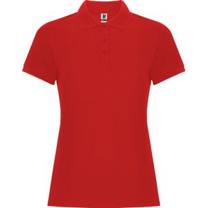 Rode dames unisex Polo korte mouwen Pegaso merk Roly maat XL