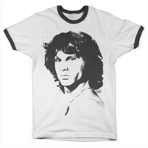 The Doors Heren Tshirt -XL- Jim Morrison - Portrait Wit