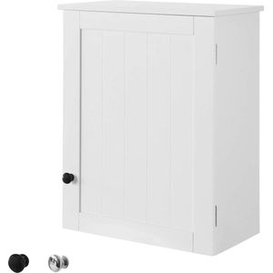 Rootz Witte Wandmontage - Badkamerkast met enkele deur - B40 x D23 x H52cm