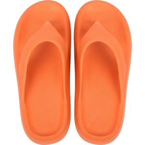 Geweo Dames Slippers - Badslippers Zwembad - Oranje - Maat 39/40