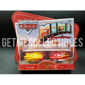 Disney Cars Mini Adventures Red Ramone Flo Fire Department