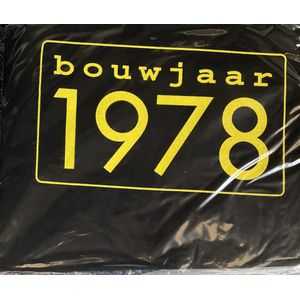 T-shirt bouwjaar 1978 - verjaardag - maat xl