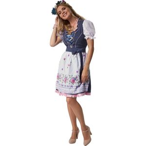 dressforfun - Mini-dirndl Garching model 1 L - verkleedkleding kostuum halloween verkleden feestkleding carnavalskleding carnaval feestkledij partykleding - 302967