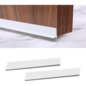 2 stuks 3 cm x 1 m Tochtstrip deur - Zelfklevend & energiebesparend - Ideaal als koudebescherming