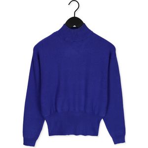 Minus Jose Knit Turtleneck Truien & vesten Dames - Sweater - Hoodie - Vest- Blauw - Maat XXL
