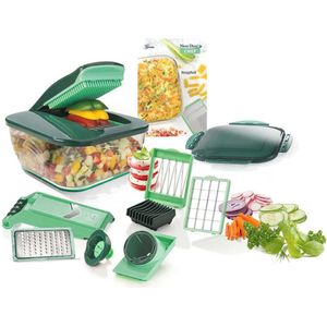 Multifunctionele Groente- en Fruitsnijder met Perfect Cut Functie - Ideaal voor Gezonde Maaltijden
