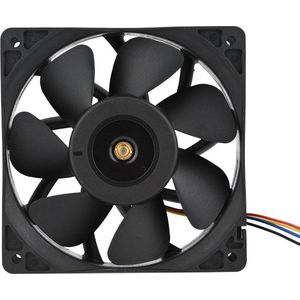 Ventilator DC 12V 2.7A 6000RPM zwart met toerentalsensor voor Antminer S7 S9 server CPU-ventilator .