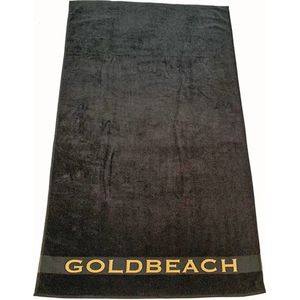 GoldBeach - Strandlaken - zwart