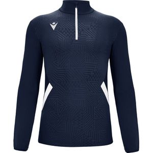 Macron Victory Fraser Ziptop Heren - Marine / Wit | Maat: M