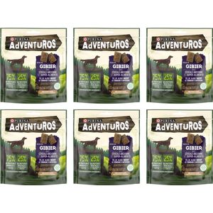 AdVENTuROS - Hondensnacks - Hert - 6 x 90 g