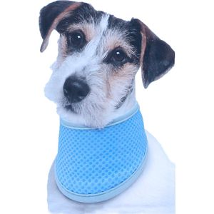 Kowloon Cool bandana PVA blauw XS, 20-30 cm