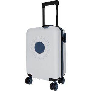 Nörlander WORLD Reiskoffer 31L - Handbagage koffer - Wit/Blauw