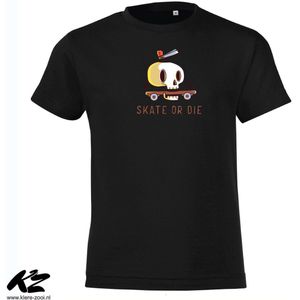 Klere-Zooi - Skate or Die #7 - Kids T-Shirt - 128 (7/8 jaar)