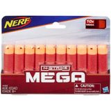 NERF N-Strike Mega Refill - 10 Pijltjes voor Maximale Vuurkracht - Geschikt voor Kinderen vanaf 8 jaar