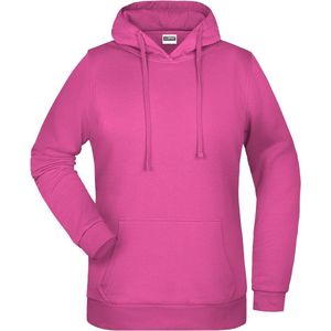 James And Nicholson Vrouwen/dames Basic Hoodie (Roze)