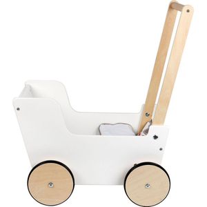 Small Foot - Houten Duwpoppenwagen Little Button