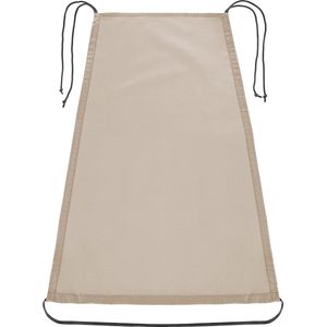 Zonnescherm Universeel voor Kinderwagens en Buggy’s - Zonnezeil voor Wandelwagens met Reiswieg - Flexibele UV 40+ Zonwering met Schuiffunctie voor Baby’s - Beige