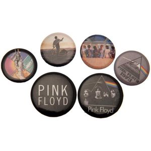 Pink Floyd Button Badge Set (Multi-colour)