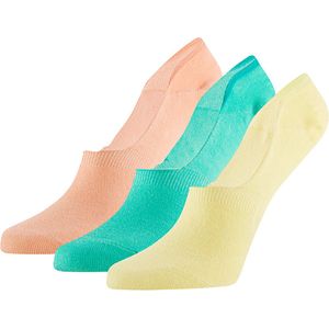 Apollo - Bamboe Footies - Pastel - Maat 39/42 -Naadloze sokken - Footies heren - sneakersokken - Footies dames