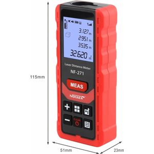 Noyafa - Laser Afstandsmeter - Meetlint - Afstand - Meten - Laser - Elektronisch - Professioneel - 40M - 80M - Digitale meter