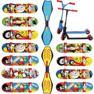 Jespro Skateboard accessoires 15 stuks - Fingerboard skatepark - Vinger - Skateboards - Mini - Fingerboards