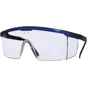 Overzetbril Veiligheidsbril Basic plus – Helder – Doorzichtig | Vuurwerkbril – Veiligheidsbril – Berschermbril – Bril | Heldere lens – Geventileerde zijbescherming – Kan over een bril heen | De Veiligheids-winkel