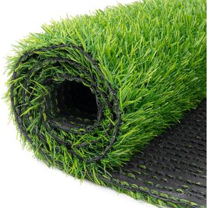 Tapiso Natural Deluxe Grastapijt Kunstgras Groen voor Tuin Balkon Terras Veranda Hoogte 20 mm Maat- 100x200