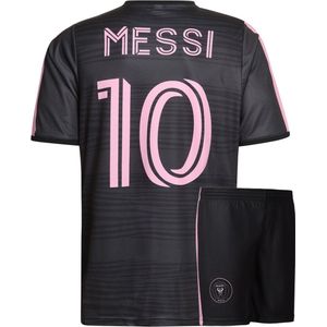 Miami Voetbaltenue Messi - Messi Tenue Uit - 2024-2025 - Voetbaltenue Kinderen - Shirt en Broekje - Jongens en Meisjes - Volwassenen - Heren en Dames-XL