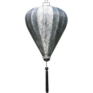 Zilver Vietnamese zijden lampion lamp ballon - B-SL-45-S