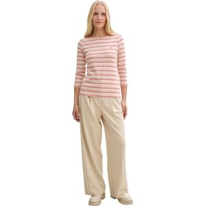 Tom Tailor Dames Longsleeve STRIPED regular fit Veelkleurig XXL Volwassenen
