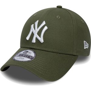 New York Yankees Cap Kind - Khaki Groen - 6 tot 12 jaar - Verstelbaar - New Era Caps - 9Forty Kids - NY Pet Kind - Petten - Pet Kind - Kinderpet - Pet Kinderen Jongens