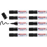 edding 0.5 polybag permanent minimarker zwart - 10 stuks - ronde punt 1,5-3mm - sneldrogende permanent marker - water- en wrijfvast - voor karton, kunststof, hout, metaal - universele marker - Alcoholstift