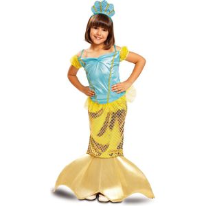 Goudkleurig zeemeermin kostuum voor meisjes - Verkleedkleding
