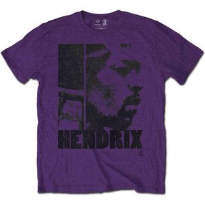 Jimi Hendrix - Let Me Die Heren T-shirt - XL - Paars