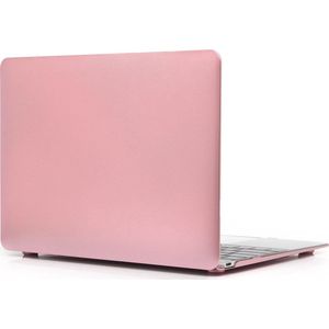 Mobigear Metallic - Laptophoes geschikt voor Apple MacBook Air 11 inch (2010-2016) Hoes Hardshell MacBook Case - Roségoud