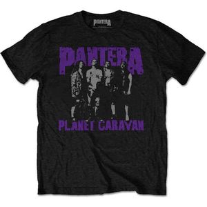 Pantera - Planet Caravan Heren T-shirt - S - Zwart