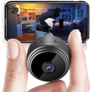 Spy camera wifi met app - Spy camera draadloos - Mini camera spy wifi - Mini camera draadloos - Spionage camera draadloos klein - ‎10 x 5 x 5 cm‎