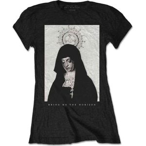 Bring Me The Horizon - Nun Dames T-shirt - S - Zwart