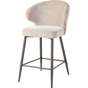 PTMD Ares Beige Bar Chair Aphrodite 3 Clay Leg