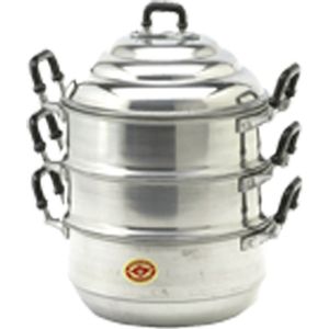 Diamond Brand - Stoompan - ⌀28 cm - 2 laags - Geschikt voor Gas - Aluminium