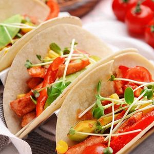Taco Shell-houder van roestvrij staal, 2 stuks, taco rek shell met dip-gerecht, hot dog houder voor restaurant, picknick, party, sandwiches, worst, taco's houder