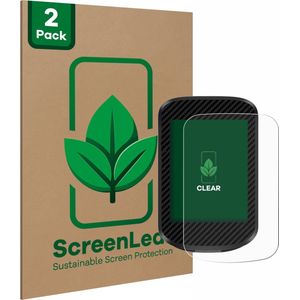 ScreenLeaf - Screenprotector voor igpsport BSC300T - Duurzame schermbescherming Folie Beschermfolie transparant (2 Stuks)