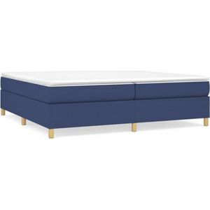 VidaXL Boxspringframe Stof Blauw 200x200 cm - Luxe Bedframe