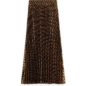 Scotch & Soda PLEATED PRINTED SKIRT Dames Rok - Maat XL