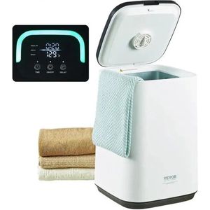 FIBILA Handdoekverwarmer 20 Liter - Handdoek Droger - Handoekverwarmer Elektrisch - Handdoekverwarmer - Handdoek Warmer Emmer - Gelijkmatige Verwarming - Geurverspreiding - Met 24-uurs Timer, Kinderslot en LED Scherm - 20 Liter