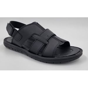 Meriet - Heren Sandalen - Wandelsandalen - Zwart - Maat 42