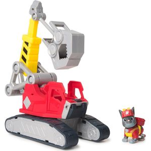 Rubble & Crew Chargers megagrijpkraan, speelgoedtruck met Charger-figuur en 2 afneembare stuks gereedschap, PAW Patrol-speelgoed