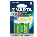 Varta oplaadbare batterijen Batterij NiMH C/LR14 1.2 V 3000 mAh R2U 2-blister