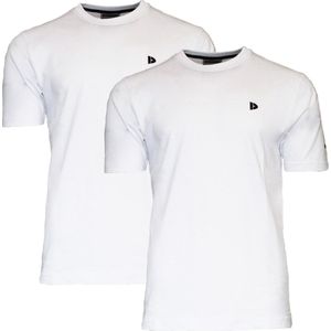 2-Pack Donnay T-shirt - Sportshirt - Heren - White - maat M