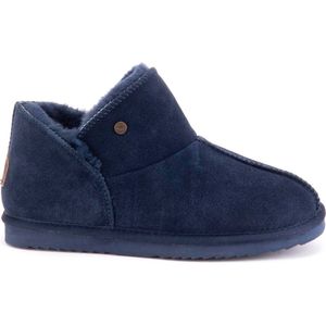 Warmbat Willow Women Suede Dames Sloffen - Donkerblauw - Maat 38